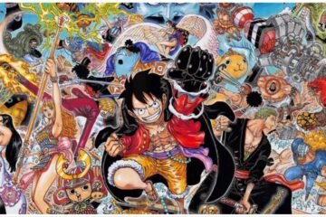 feature image for our OP fateful sailing tier list, the image features official art of a variety of one piece characters in a collage art piece as they all wield their weapons, with piles of gold and treasure at the bottom