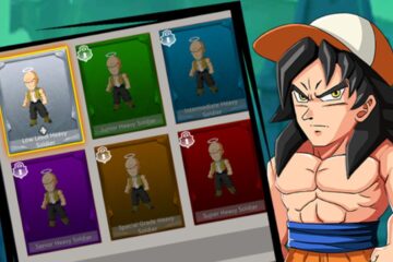 Feature image for our Decisive Battle: Super Kame tier list. It shows a character resembling Goku from Dragon Ball Z, but wearing an orange and white cap. This is next to an in-game screen.