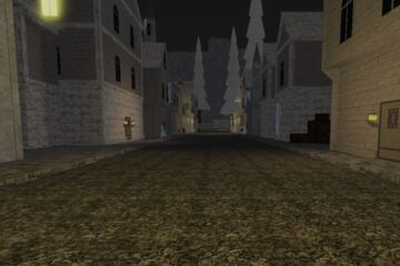 Feature image for our Type Soul clan tier list. It shows an in-game screen of a medieval style street.
