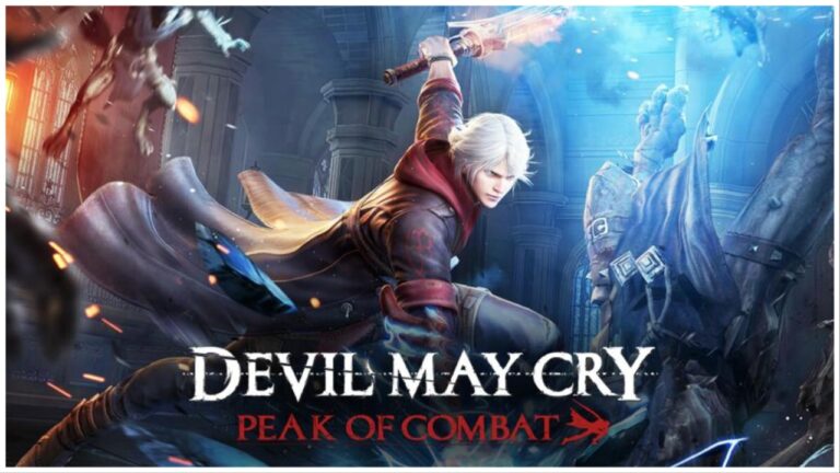Devil May Cry: Peak of Combat poster with character in action