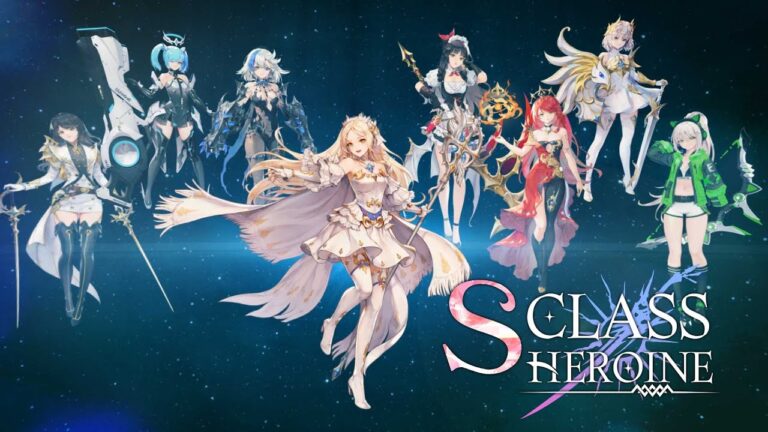 Featured Image for our news on S Class Heroine game. It features different characters of the game from its multiverses.