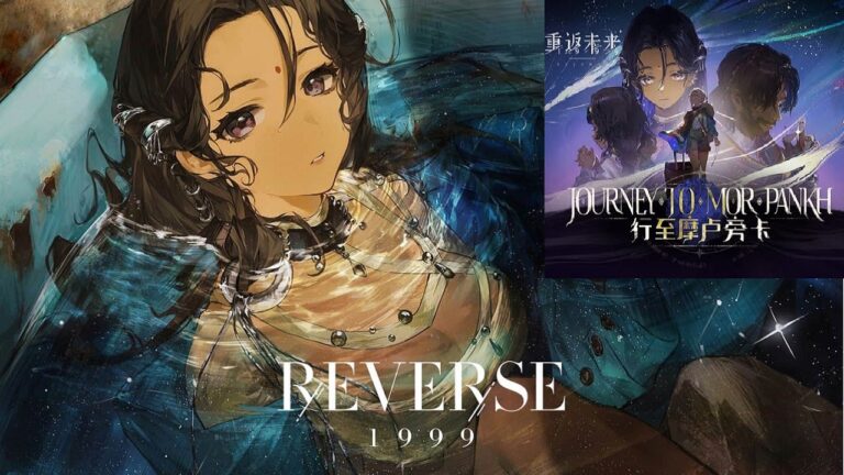 Featured Image on Reverse: 1999 Version 1.3. It features Matilda wearing a bindi, sleeping in a bath tub and wearing a sheer dress with shimeery stones on it. On the top right corner is an image that shows the logo of the event, The Journey to Mor Pankh.