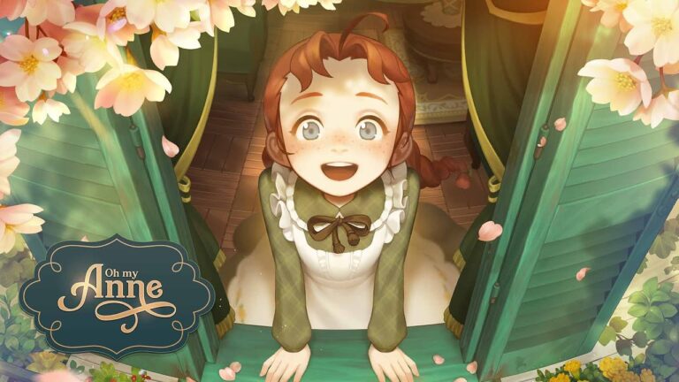 featured image for our news on Oh My Anne. it features Anne in a green and off-white dress. she's looking out the window looking pretty excited.