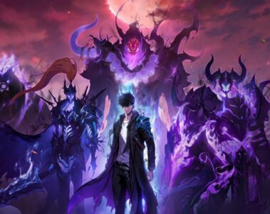 Key art from Solo Leveling Arise, showing a character surrounded by monsters.