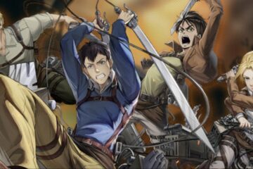 Feature image for our Titan Regiment Banners guide showing four characters from the game posing.