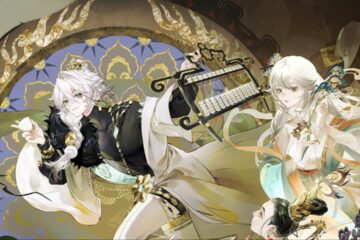 Feature image for our Neo Artifacts Codes guide showing anime characters wearing formal clothes.