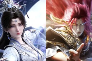 Feature image for our Renegade Immortal Reroll Guide showing two characters in a collage side by side.