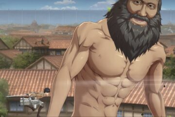 Feature image for our Why Titan Regiment Is The Best Mobile Game feature showing a character running on the roof of a building with a titan near him.