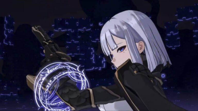 Feature image for our Star Sailors Tier List showing a girl holding an arm up with rings going around it.
